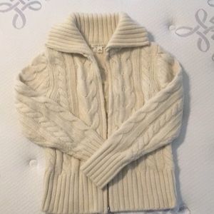 Banana Republic Wool cable kit cardigan